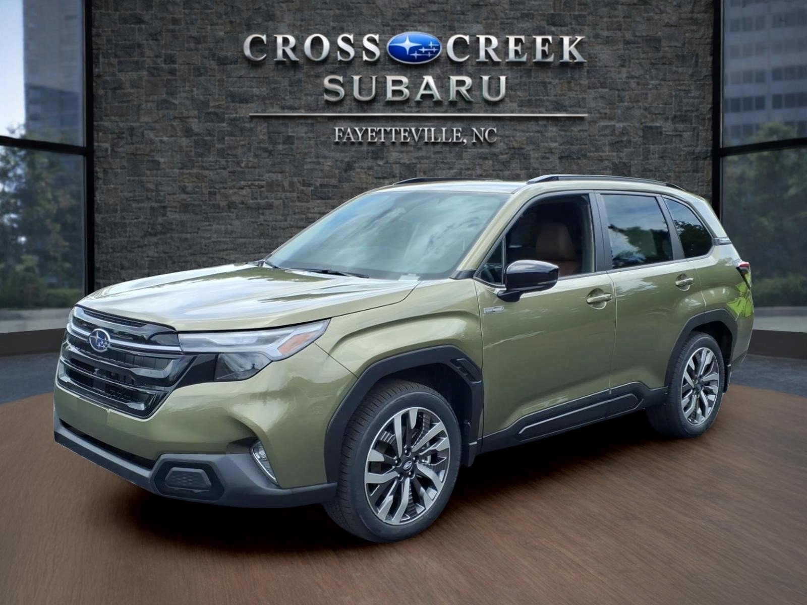 New 2026 AUTUMN GREEN METALLIC Subaru Touring Hybrid image 3