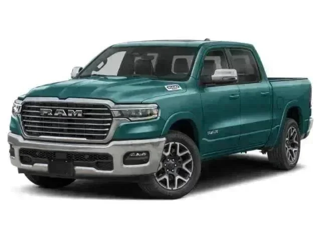 New 2027 Serrano-Green Metallic Exterior Paint RAM Laramie image 1