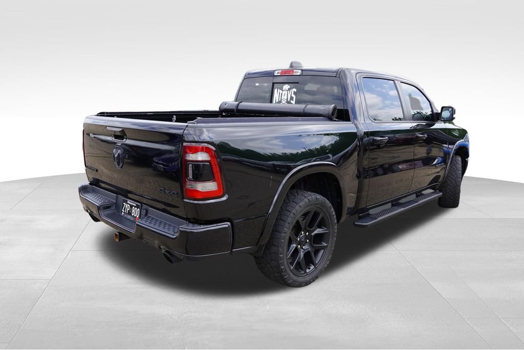 Used 2020 Diamond Black Crystal Pearlcoat Ram Laramie image 3