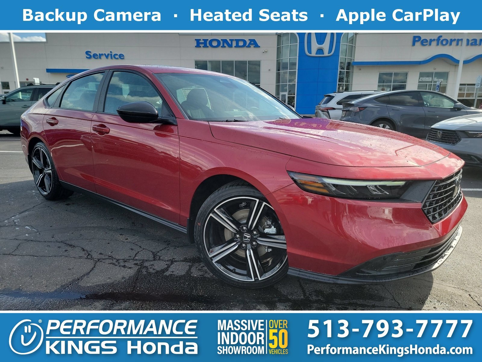 New 2026 Radiant Red Metallic Honda Sport image 1