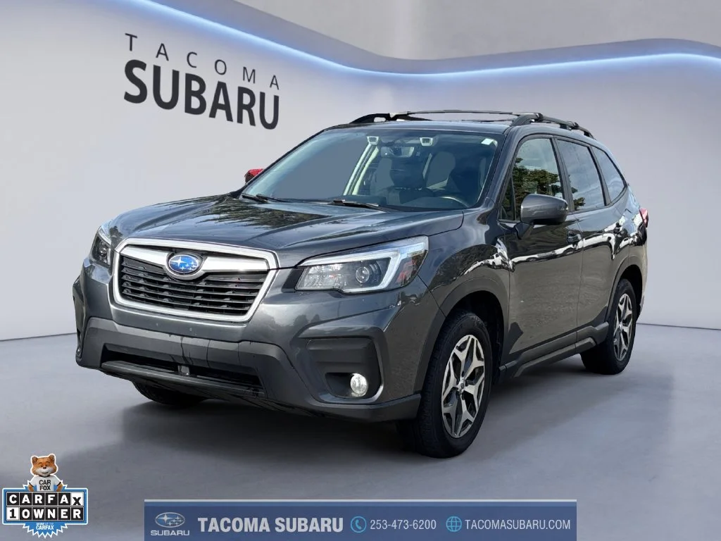 Used 2021 Gray Subaru Premium image 1