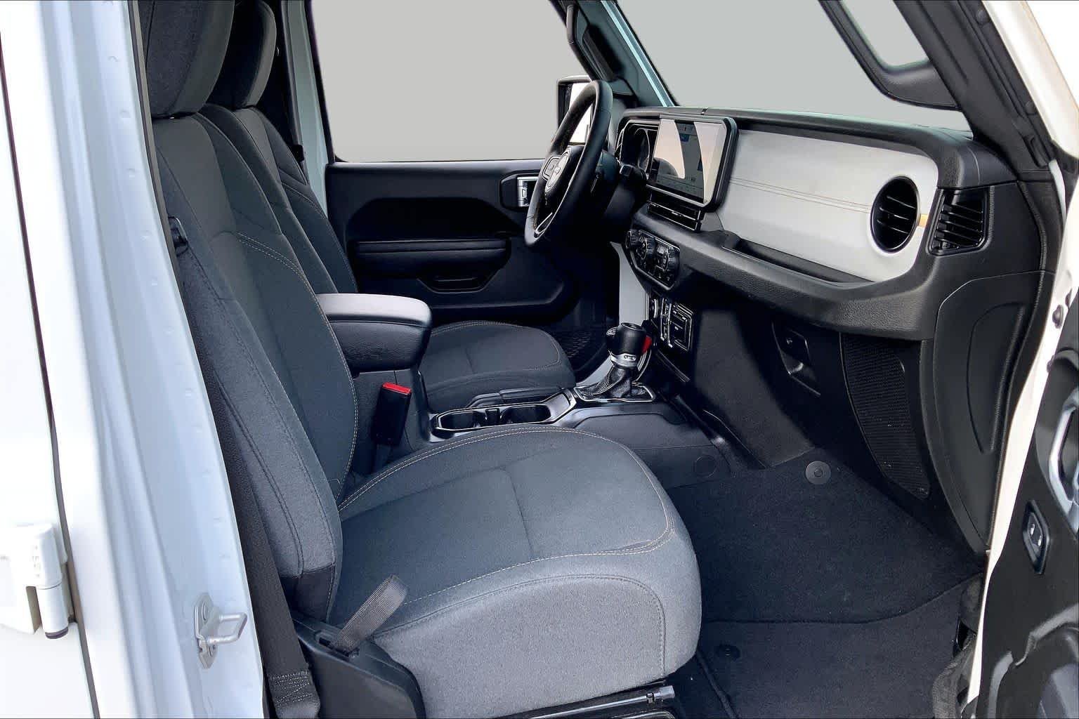 Used 2024 Bright White Clearcoat Jeep Sport S image 12