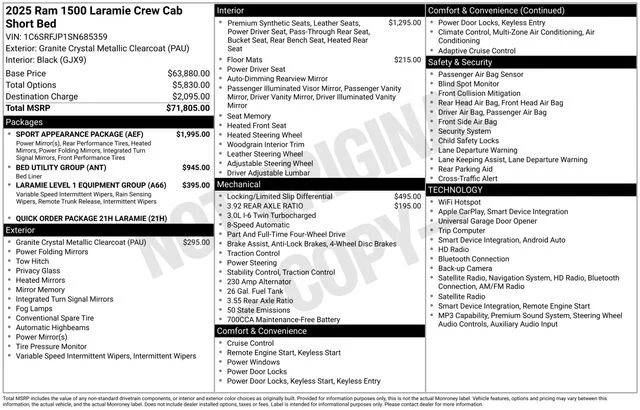 Used 2025 Gray Ram Laramie image 36