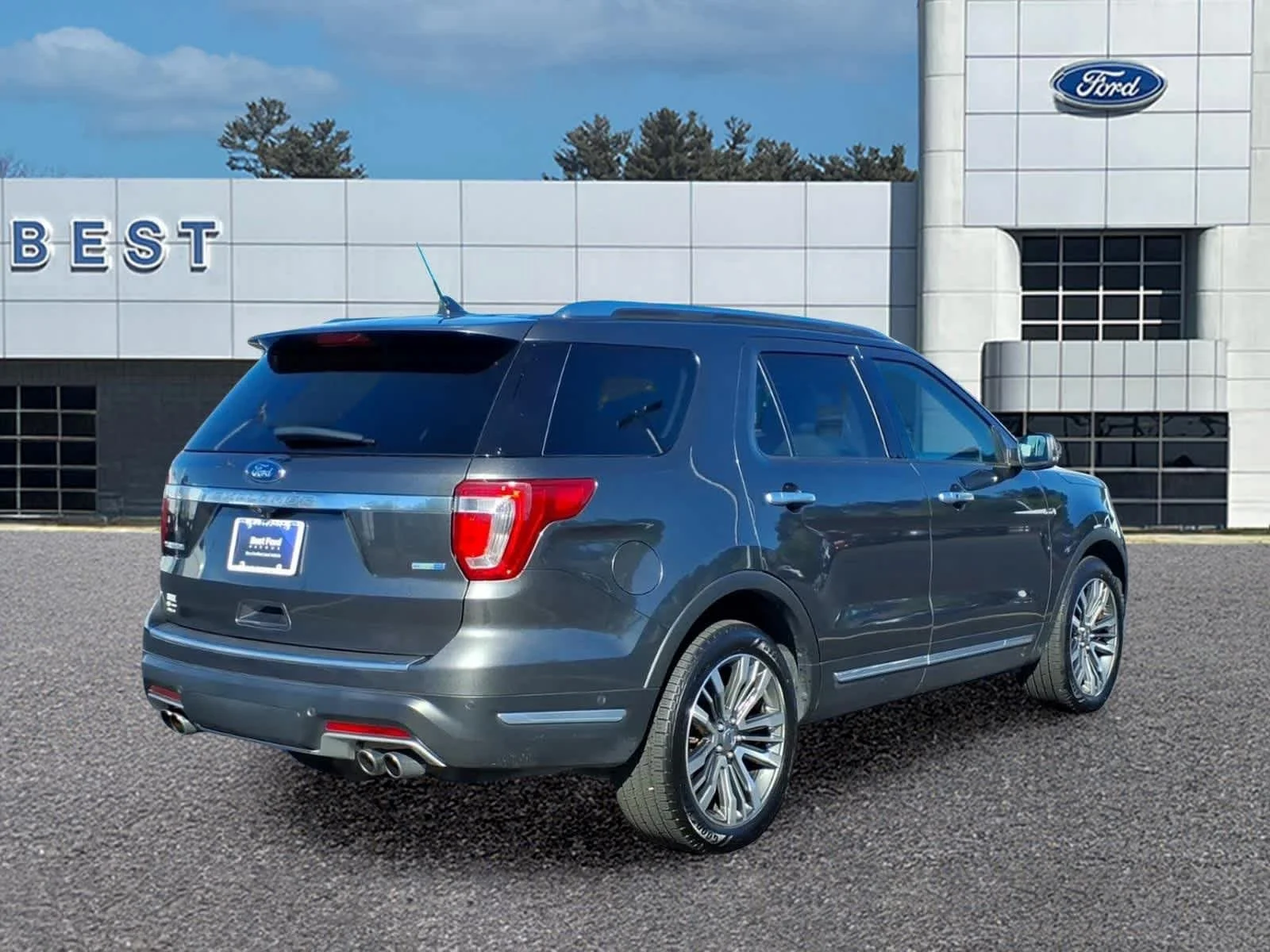 Used 2018 Magnetic Ford Platinum image 8