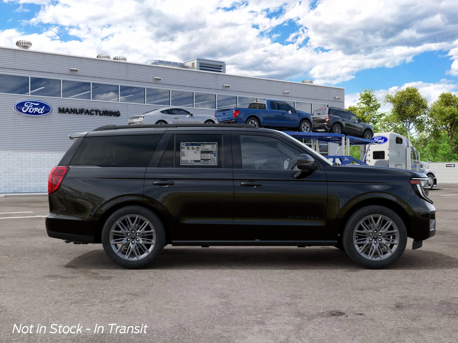 New 2027 Agate Black Metallic Ford Platinum image 29