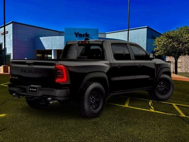 New 2026 Diamond Black Crystal Pearl-Coat Exterior Paint RAM RHO image 3
