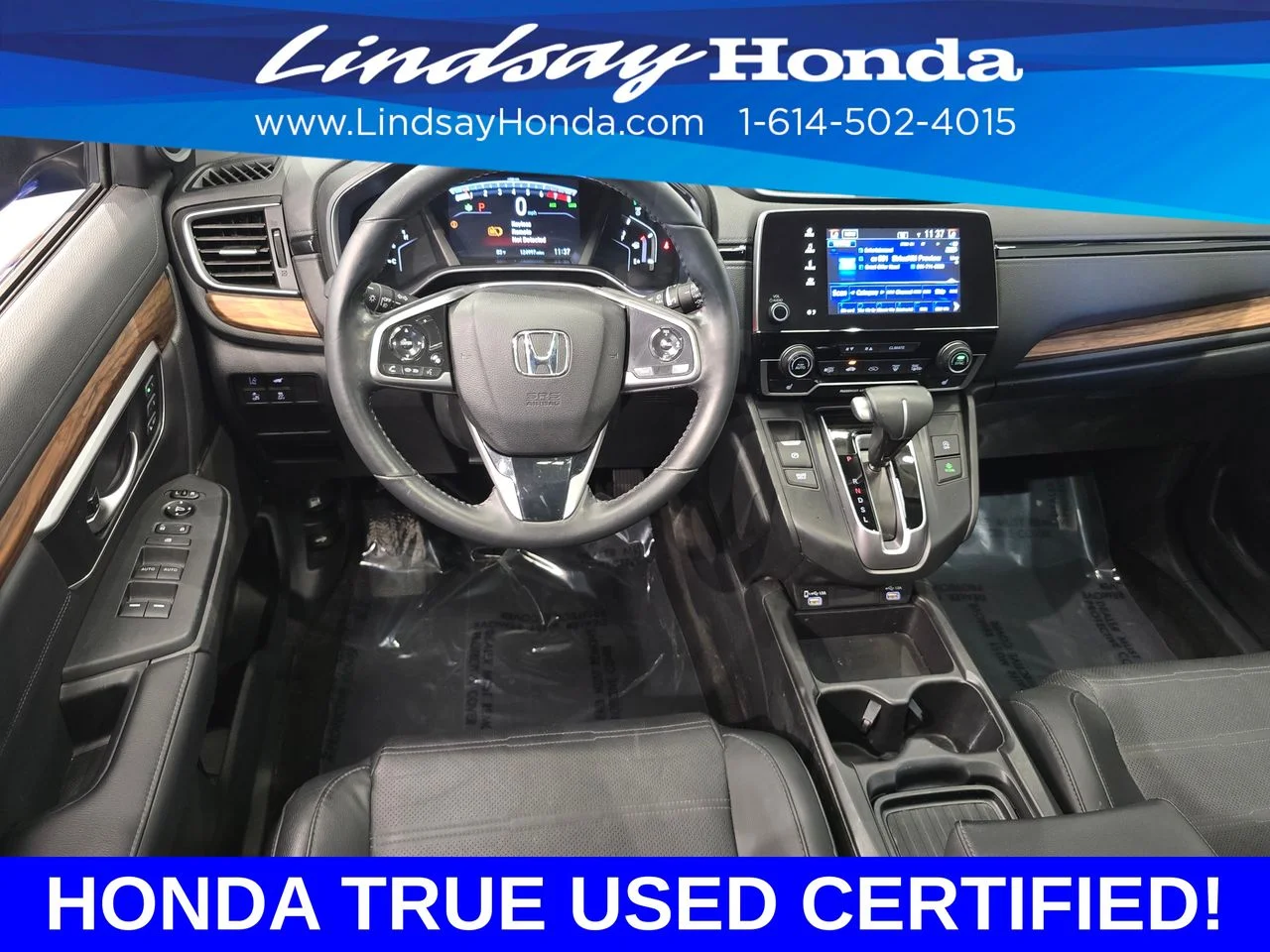 Certified Used 2020 Aegean Blue Metallic Honda EX-L image 14