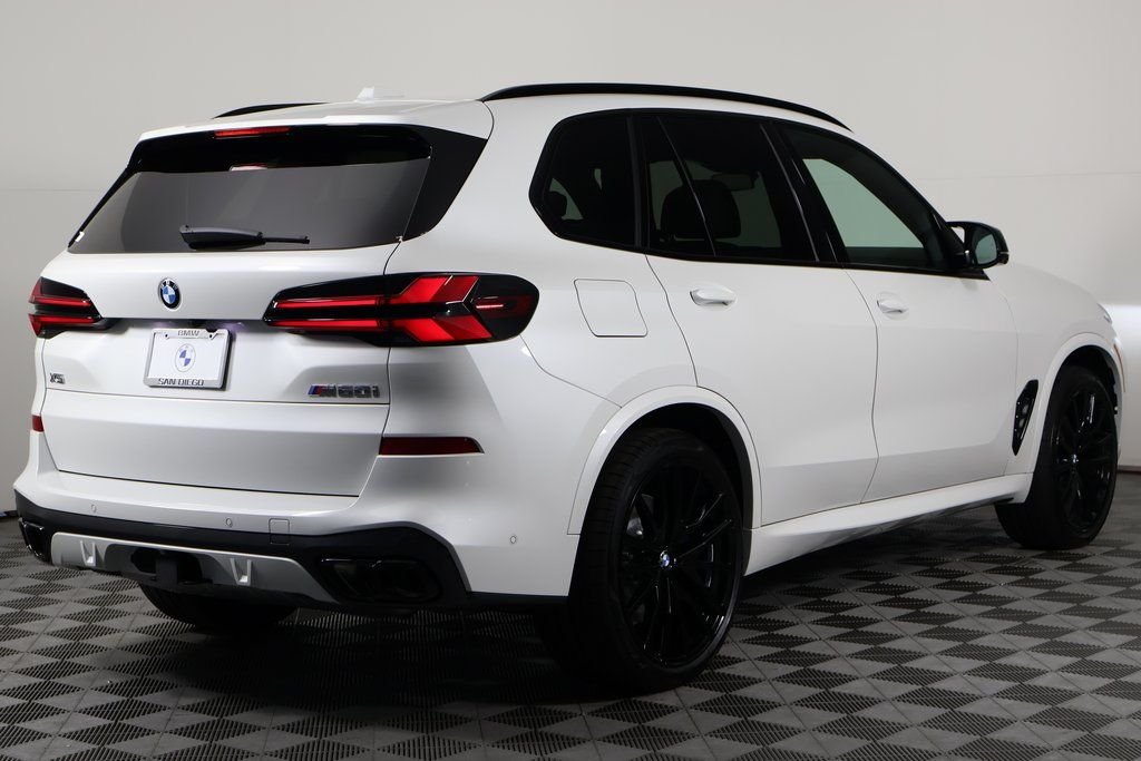 New 2026 Mineral White Metallic BMW M60i image 2