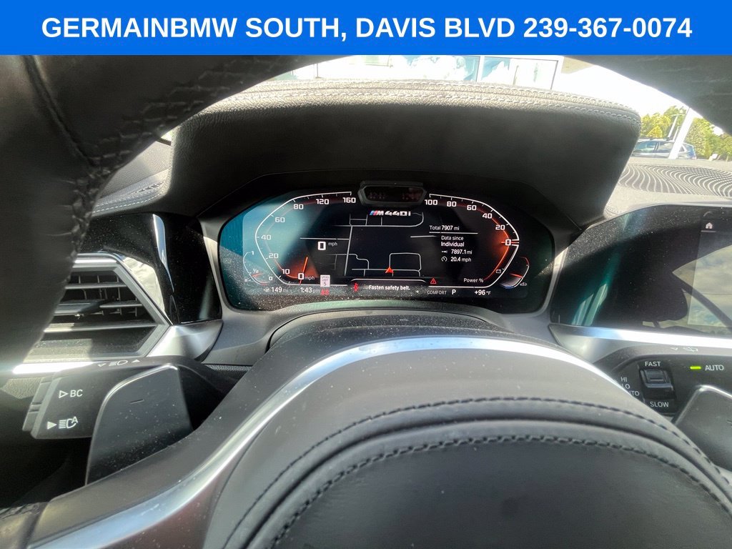 Certified Used 2023 Tanzanite Blue II Metallic BMW M440i image 26