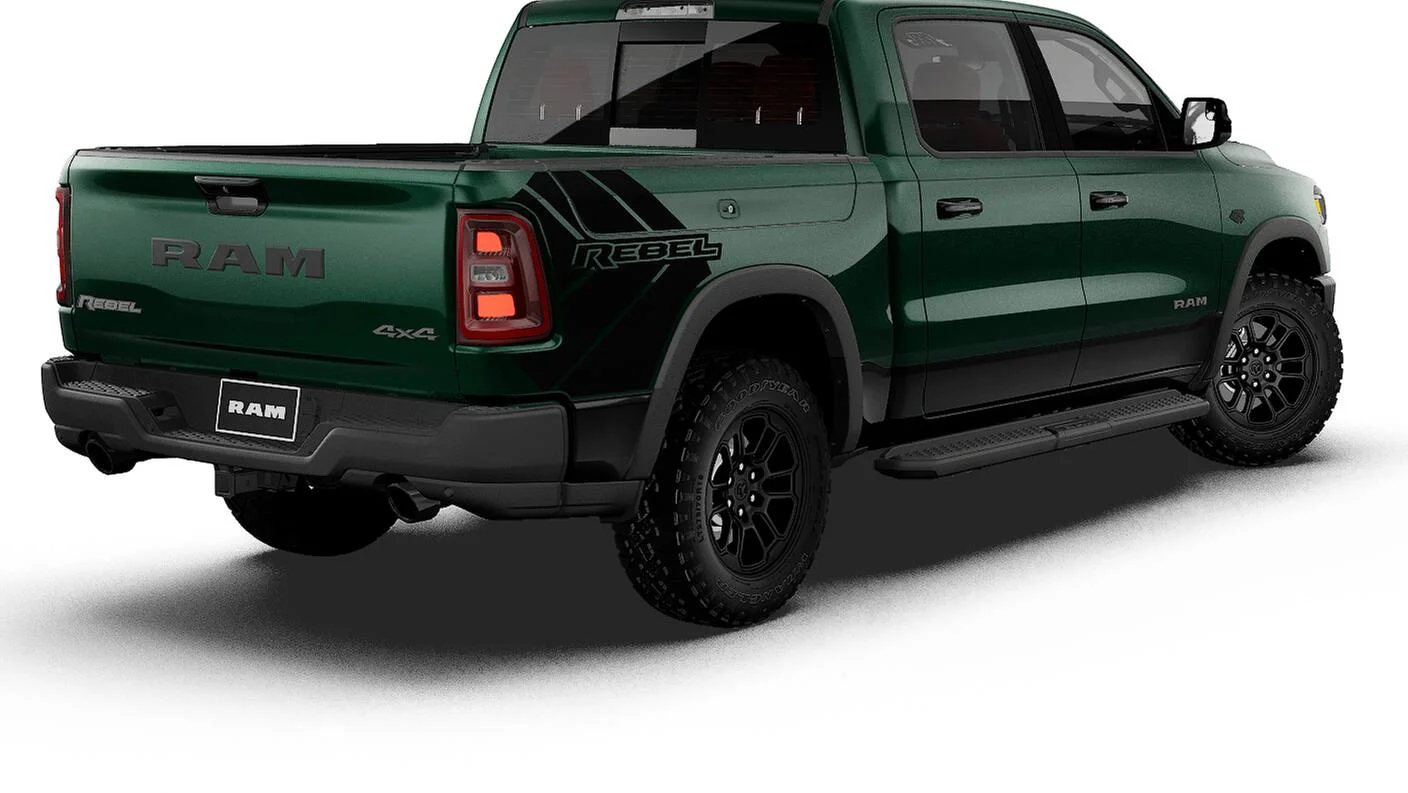 New 2027 Serrano-Green Metallic Exterior Paint RAM REBEL image 14