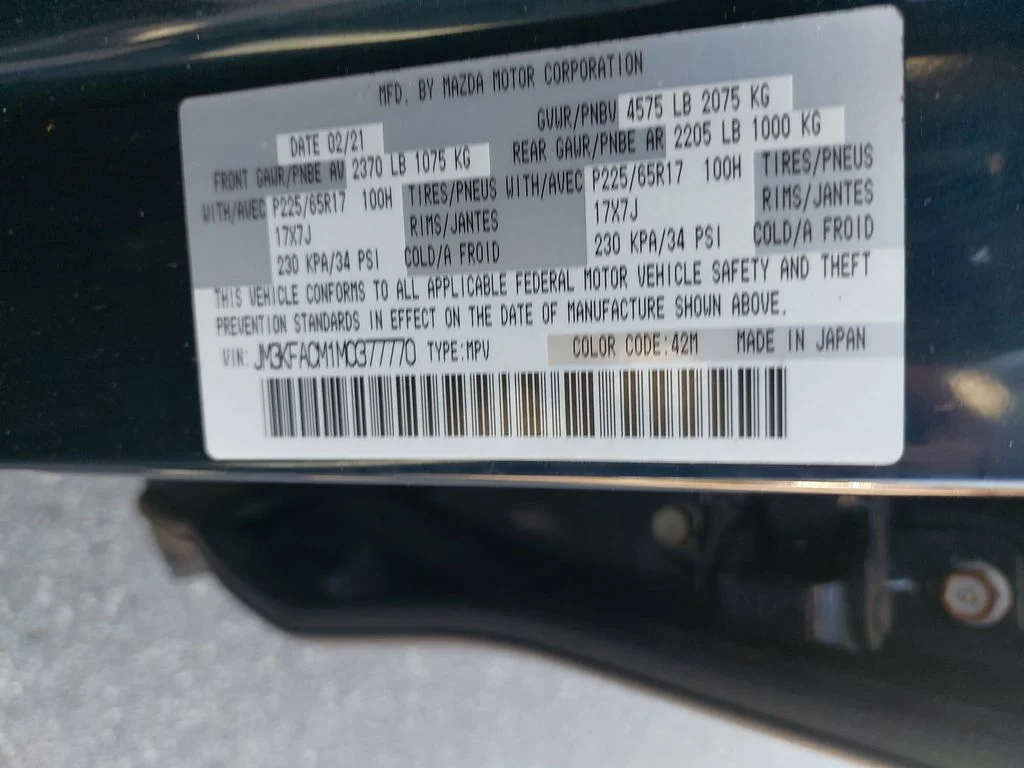 Used 2021 Blue Mazda Touring image 34