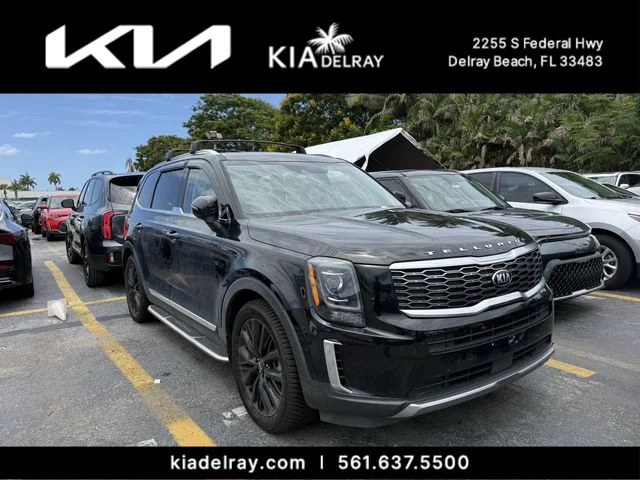 Used 2020 Black Kia EX image 6