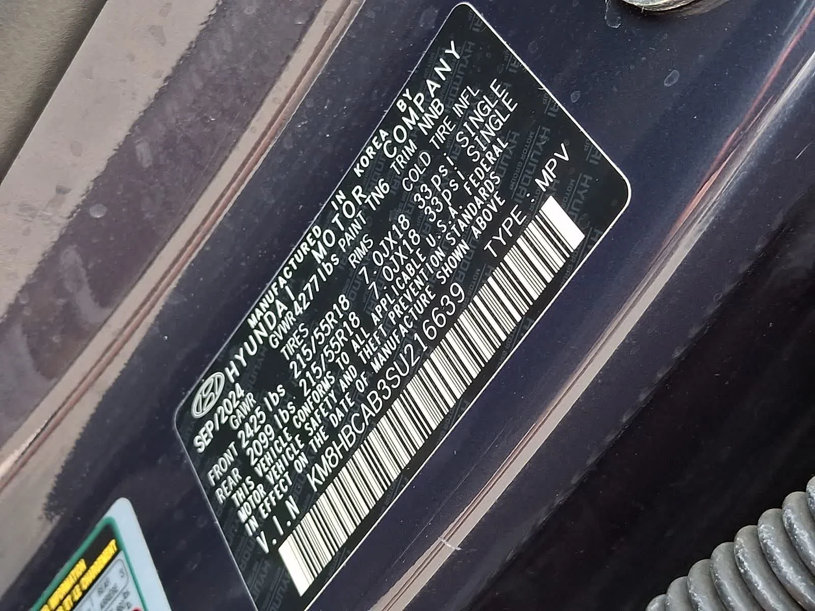 Used 2025 Denim Blue Hyundai SEL image 29