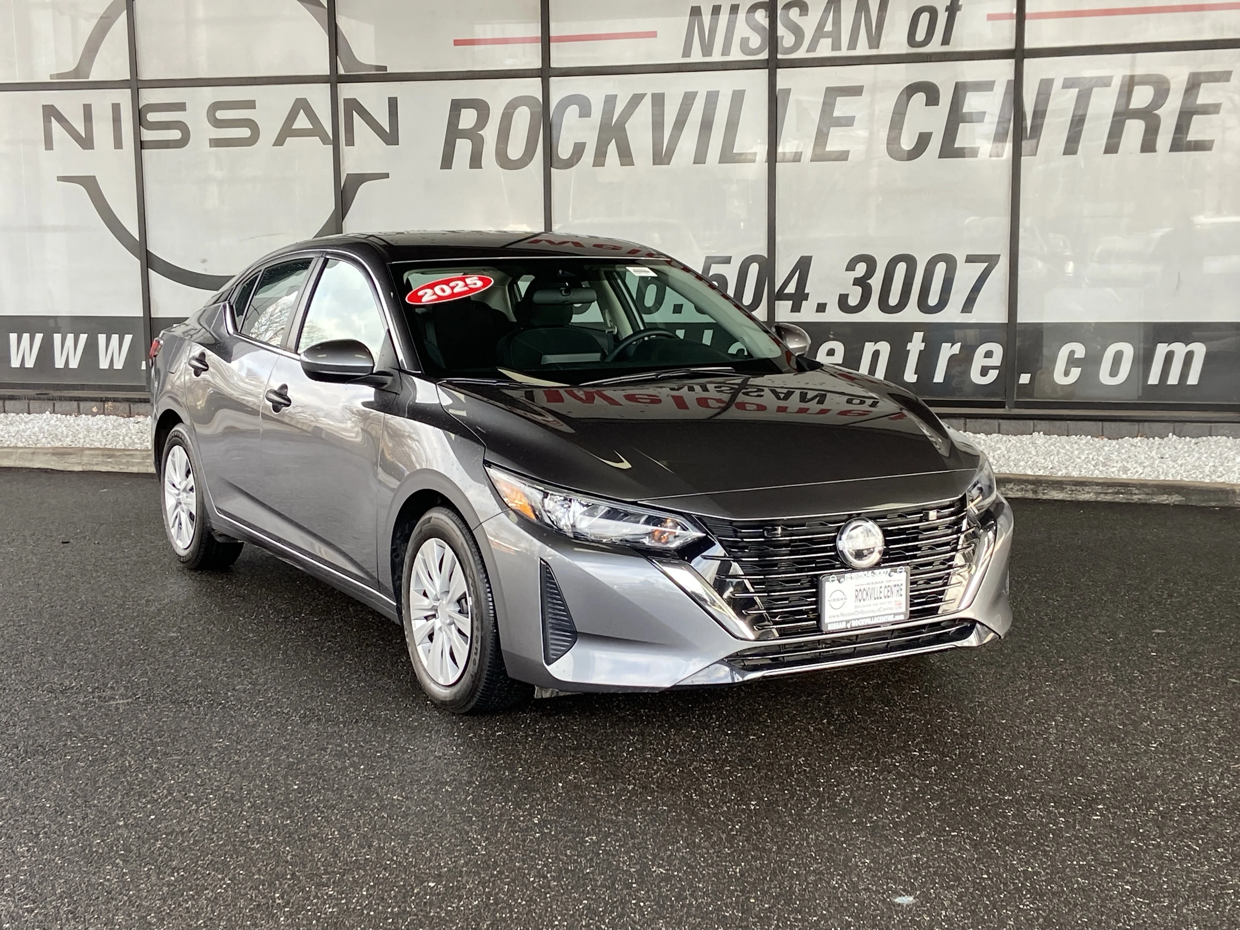 Certified 2025 Nissan Sentra S with VIN 3N1AB8BV7SY235724 for sale in Rockville Centre, NY