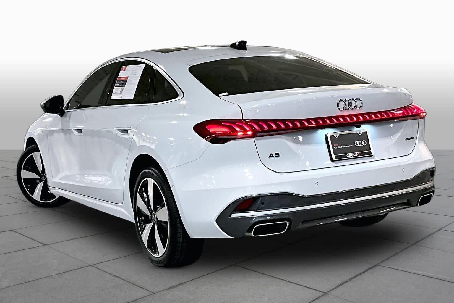 Used 2025 Glacier White Metallic Audi Premium Plus image 12