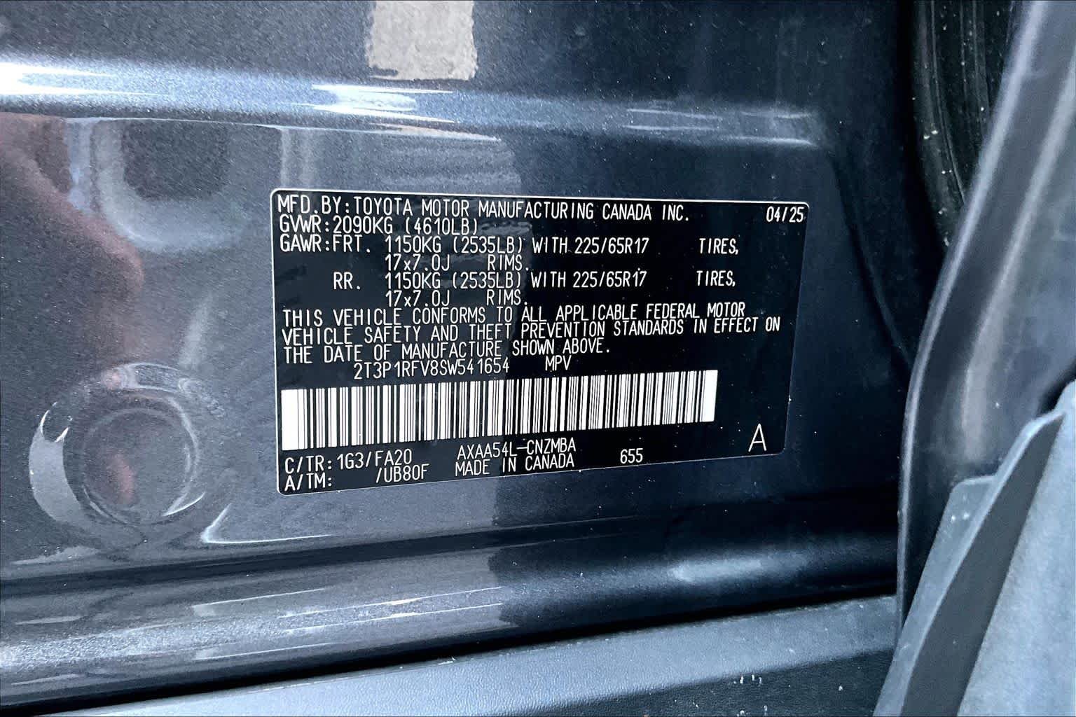 Used 2025 Magnetic Gray Metallic Toyota XLE image 34