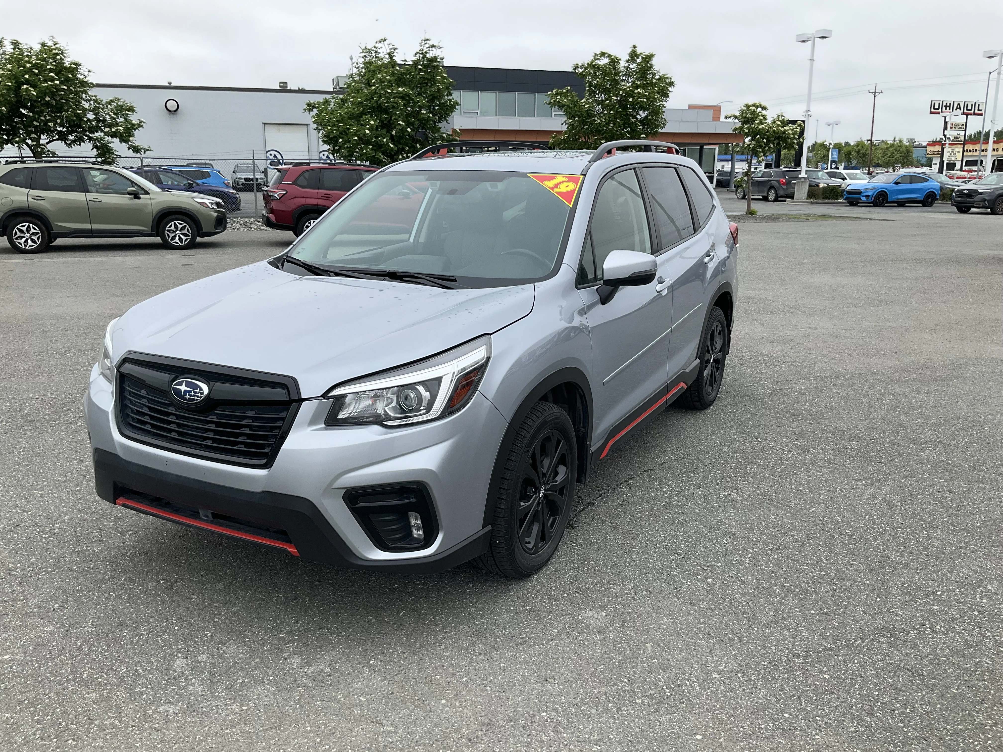 Used 2019 Ice Silver Metallic Subaru Sport image 1