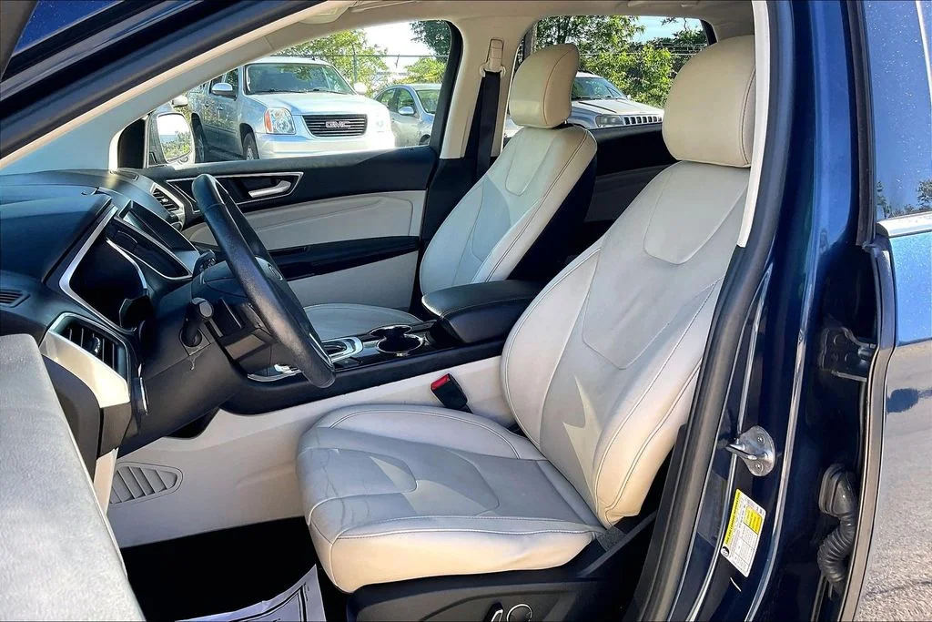 Used 2017 Blue Ford Titanium image 24