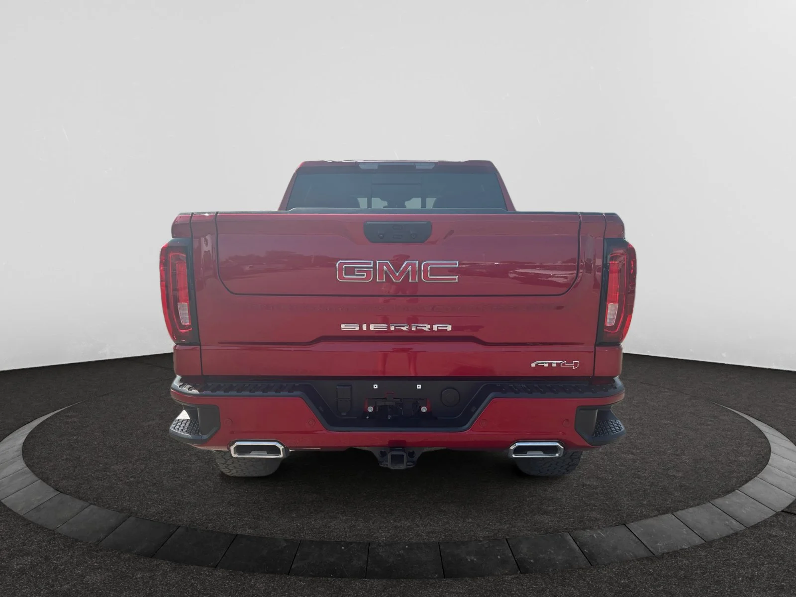 Used 2025 Red GMC AT4 Crew Cab 3.0L Diesel Leather Sunroof Navigation 4x4 image 4
