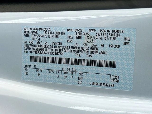 New 2026 Oxford White Ford XL image 17