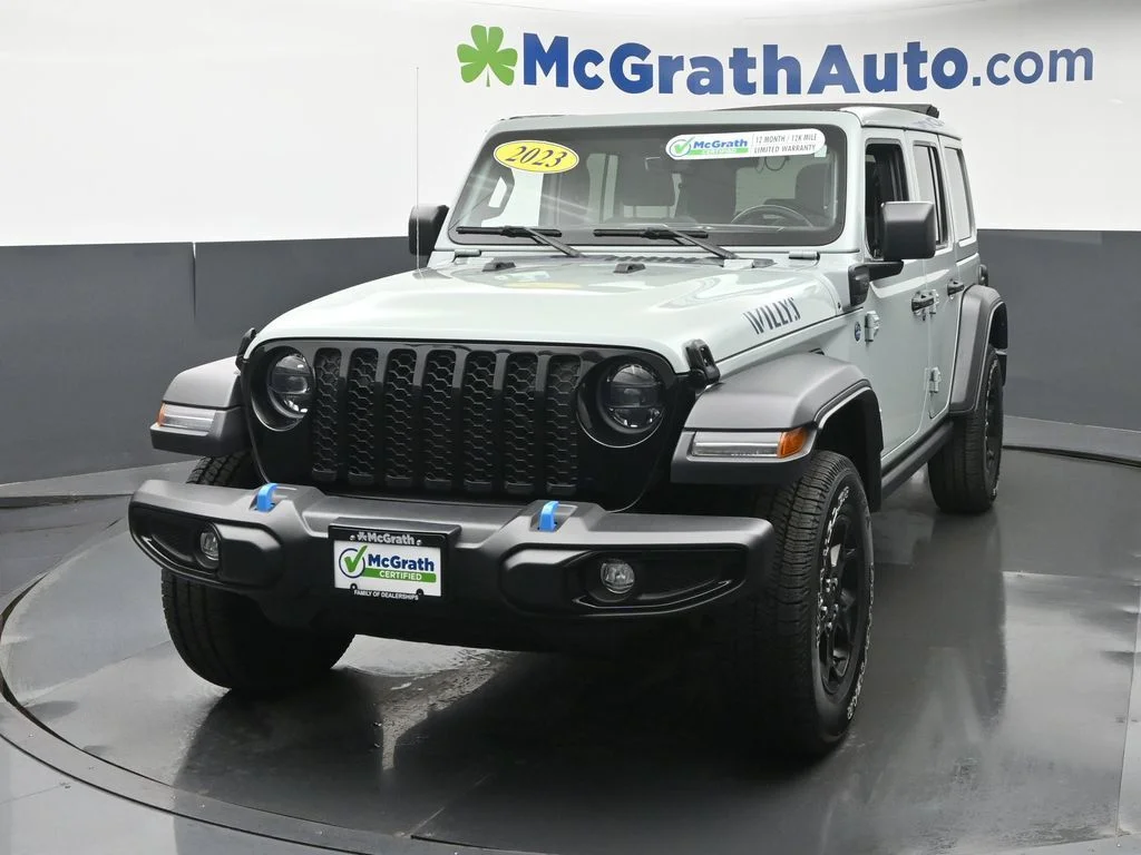 Used 2023 Gray Jeep Willys 4xe image 30