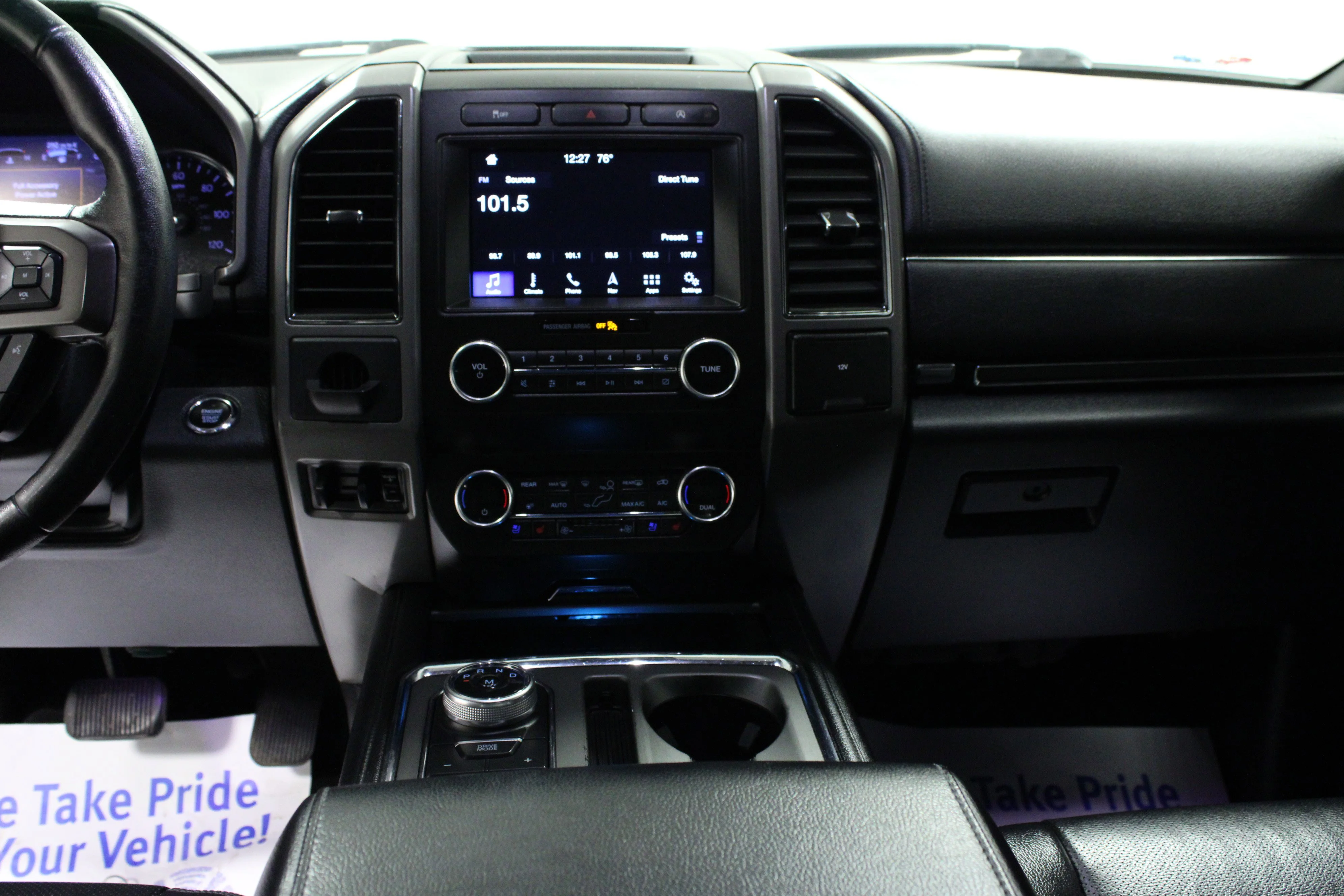 Used 2019 White Platinum Metallic Tri-Coat Ford XLT image 19
