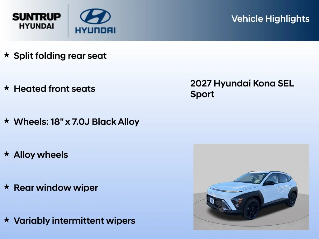 New 2027 Atlas White Hyundai SEL Sport image 15