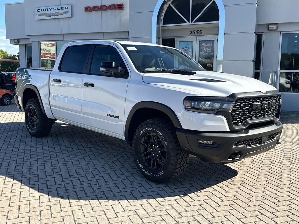 New 2026 Bright White Clear-Coat Exterior Paint RAM Rebel image 3