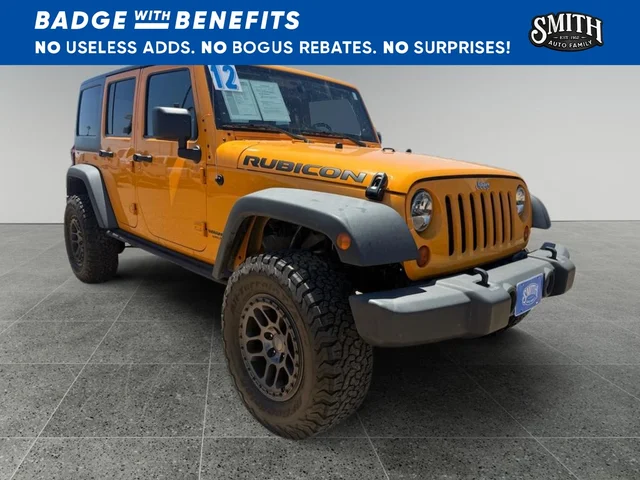 Pre-Owned 2012 Jeep Wrangler Unlimited Rubicon