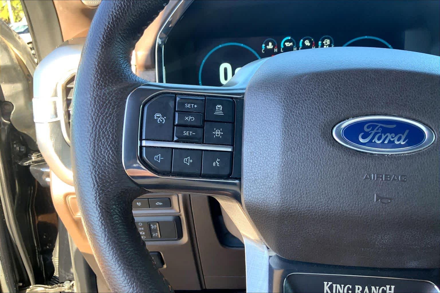 Used 2021 Agate Black Metallic Ford King Ranch image 23