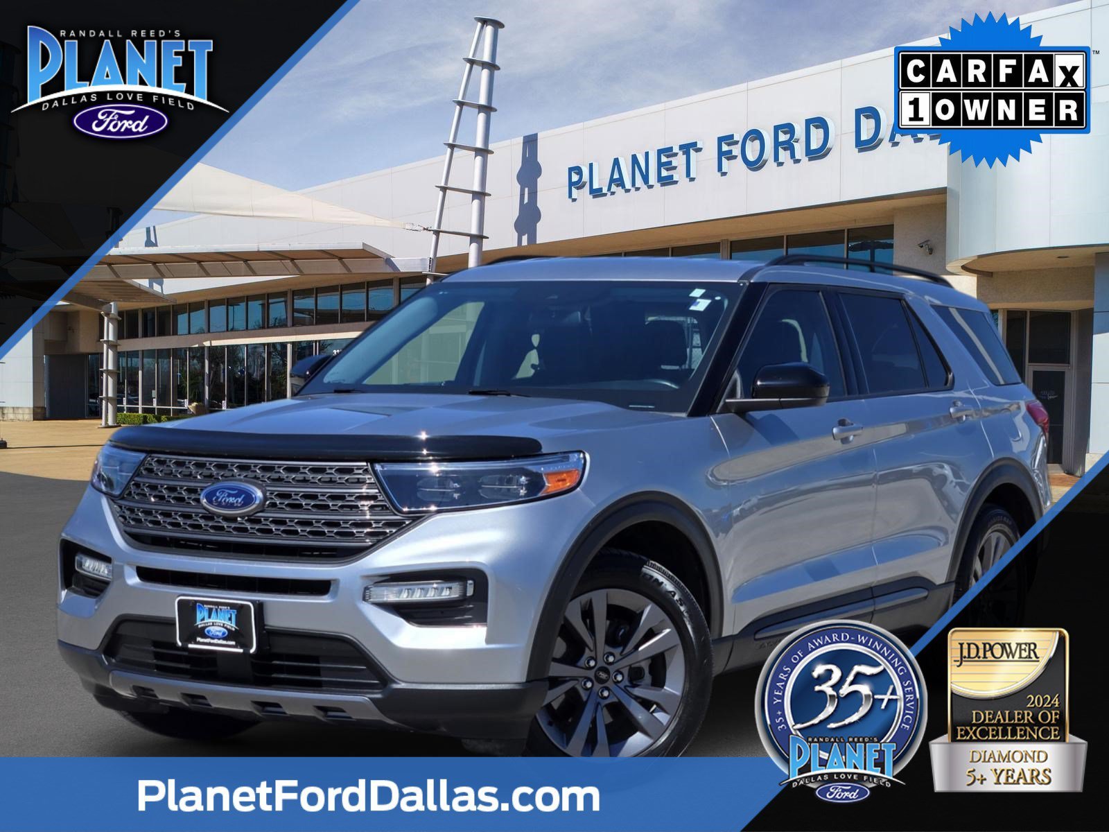 Used 2023 Silver Metallic Ford XLT image 1