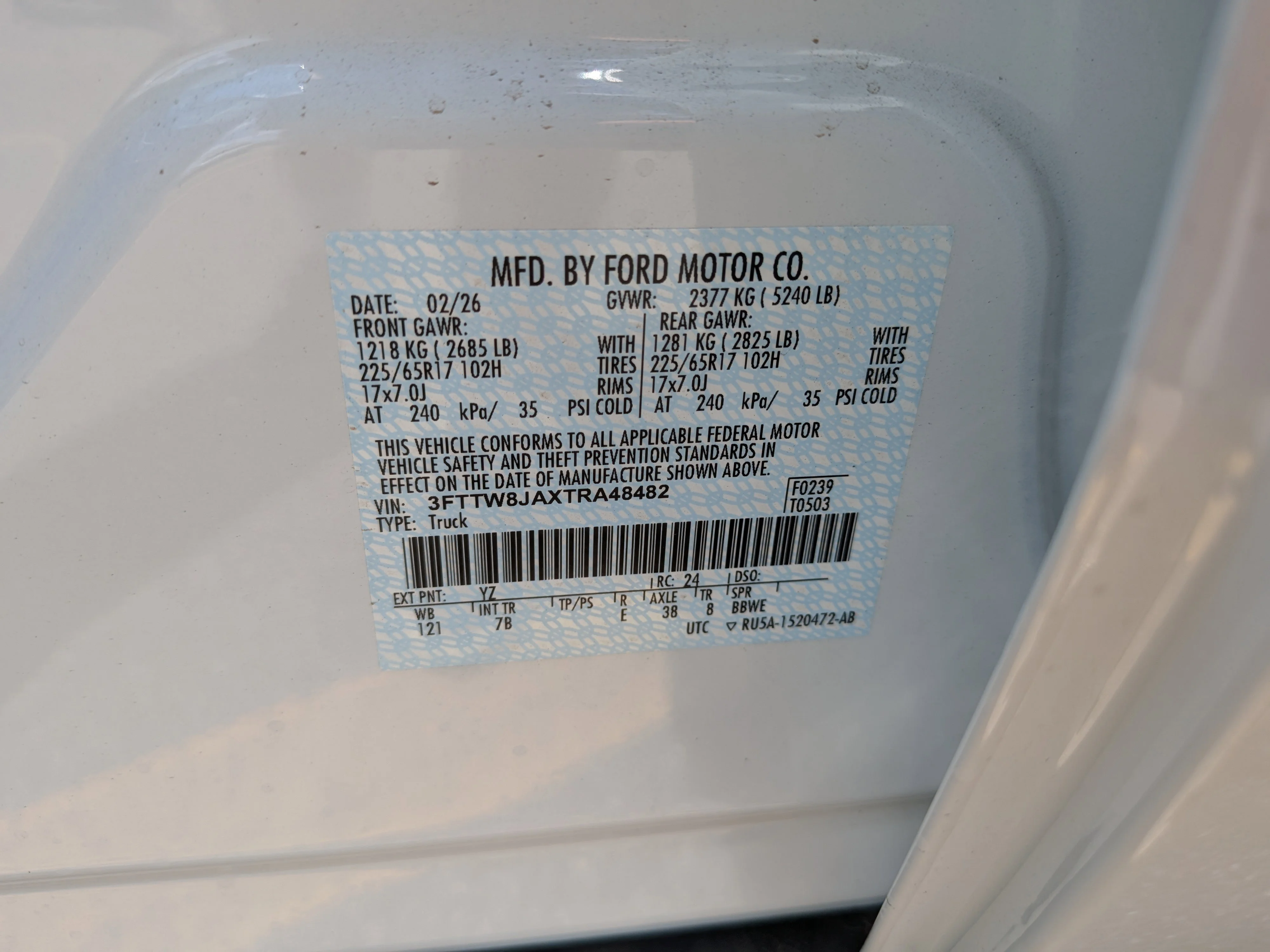 New 2026 Oxford White Ford XLT image 33