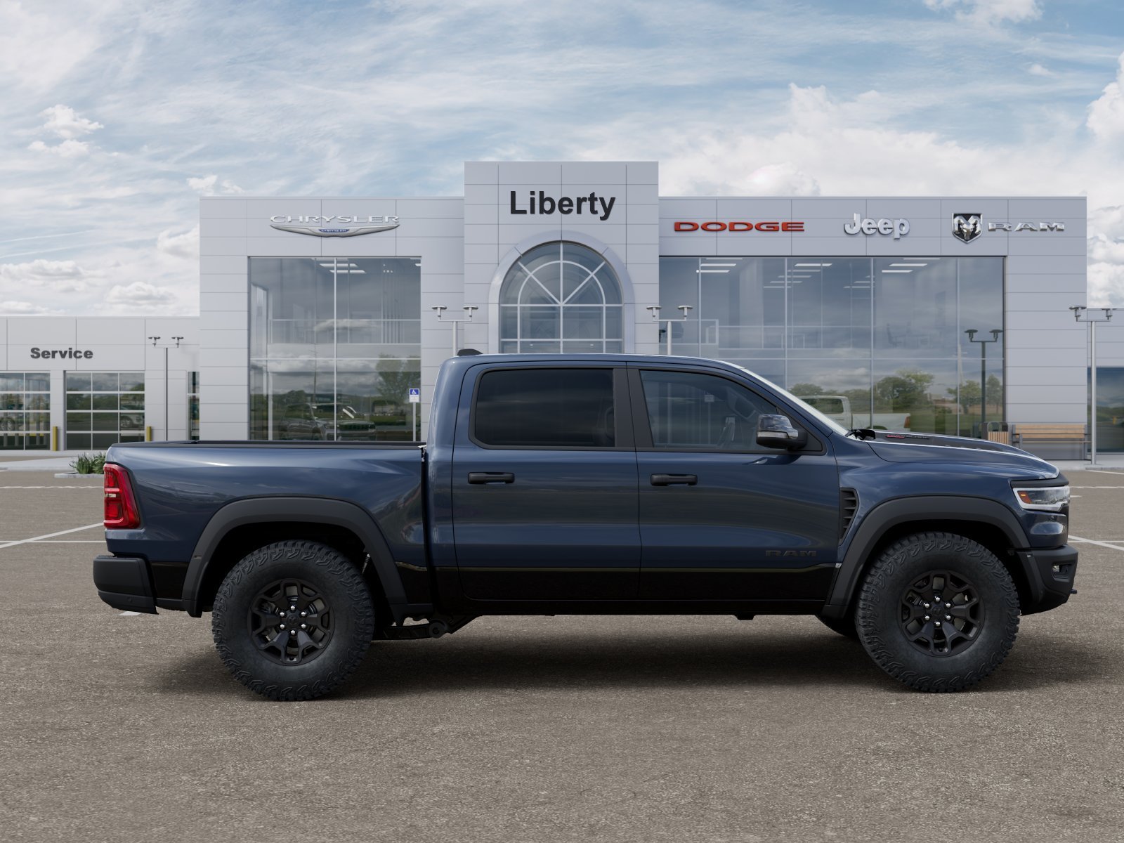 New 2026 Forged Blue Metallic Exterior Paint RAM RHO image 59
