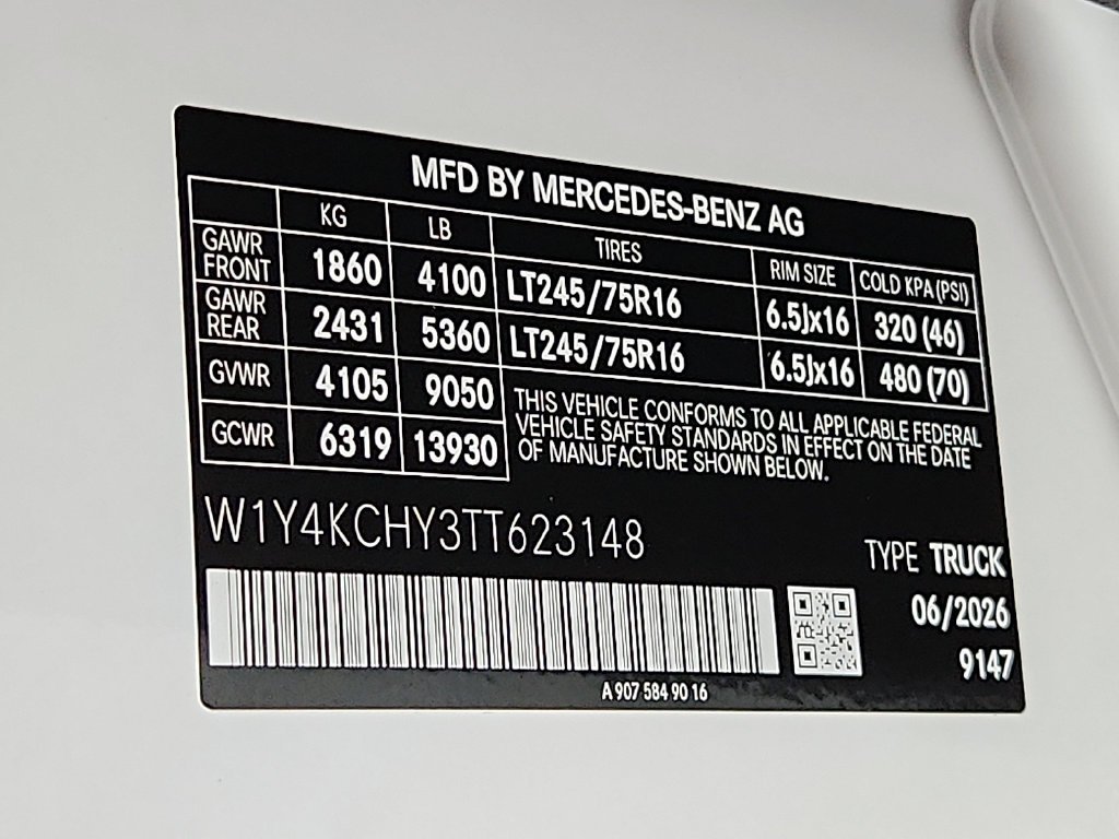 New 2026 Arctic+White Mercedes-Benz Cargo 170 WB image 17