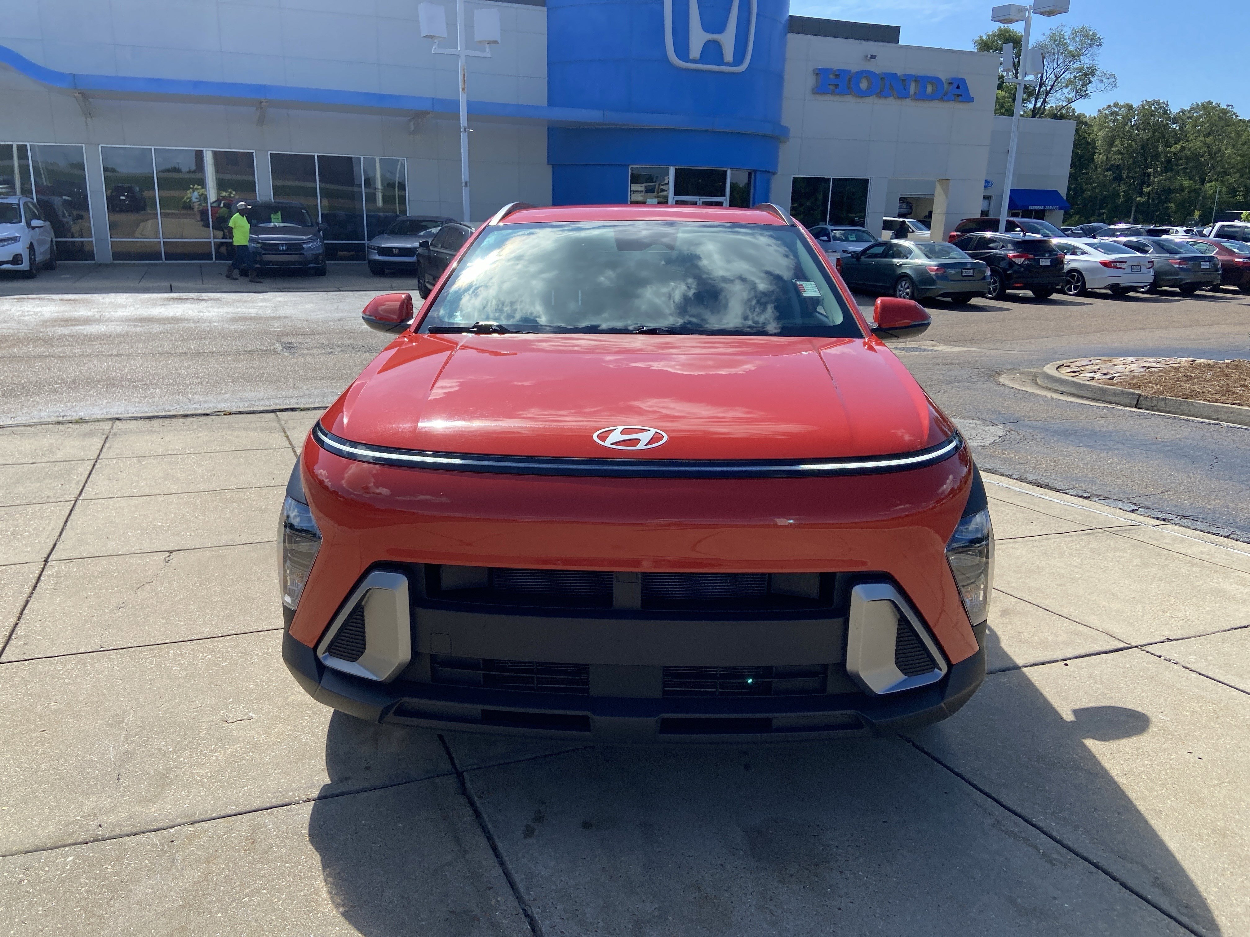 Used 2025 Soultronic Orange Pearl Hyundai SEL image 3