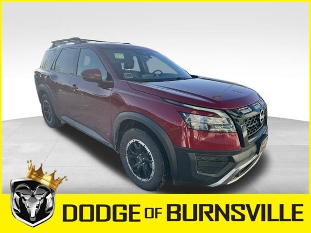 Used 2023 Nissan Pathfinder Rock Creek with VIN 5N1DR3BD8PC219494 for sale in Burnsville, Minnesota