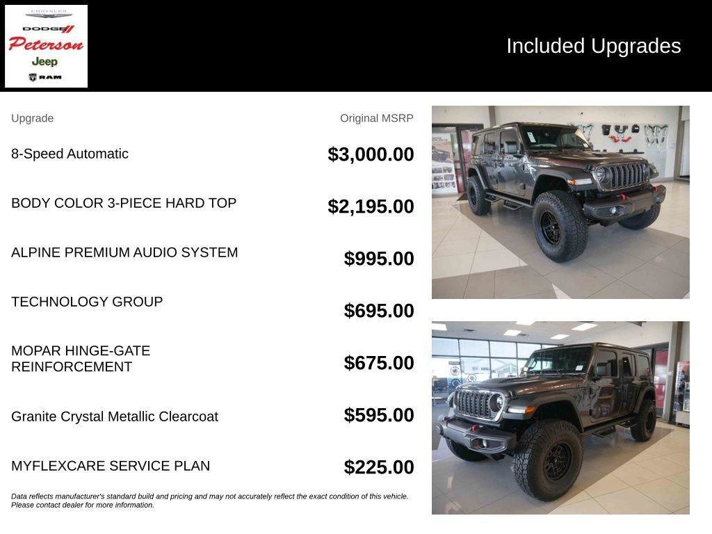New 2026 Granite Crystal Metallic Clearcoat Jeep Rubicon image 13