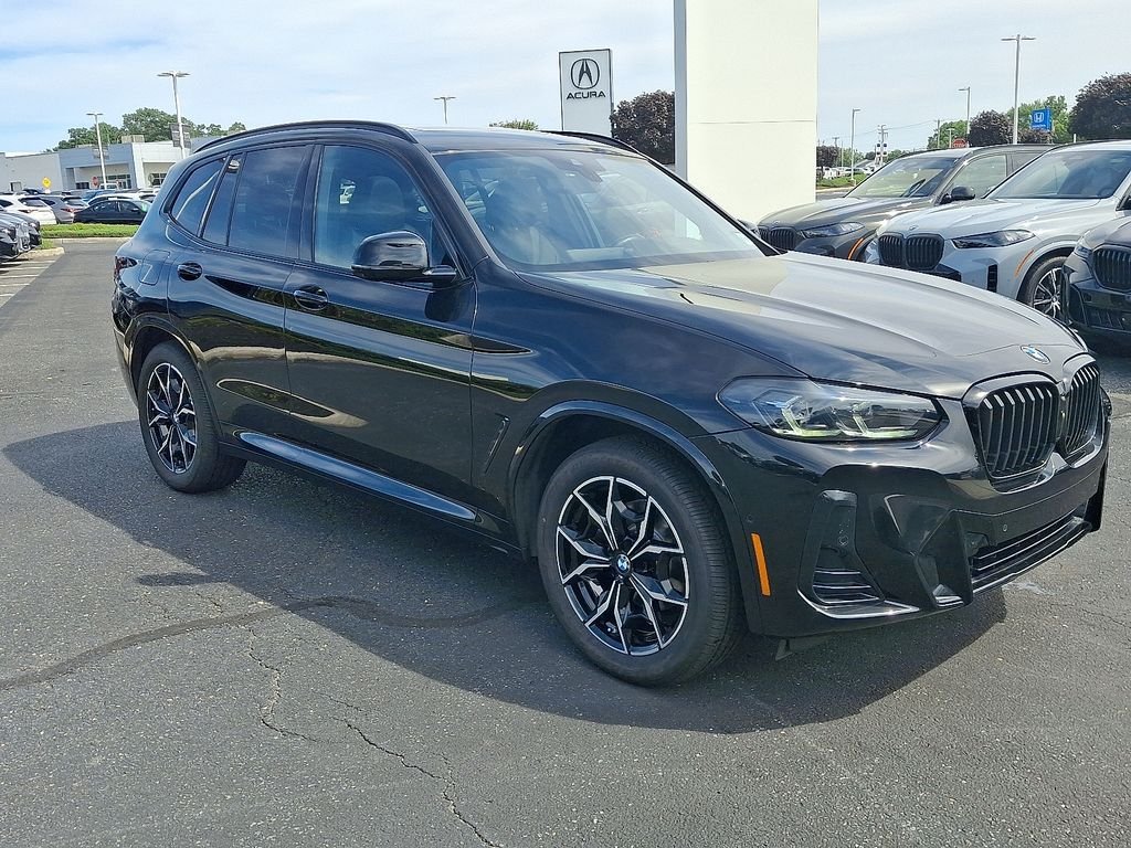 Certified Used 2024 Black Sapphire Metallic BMW xDrive30i image 3