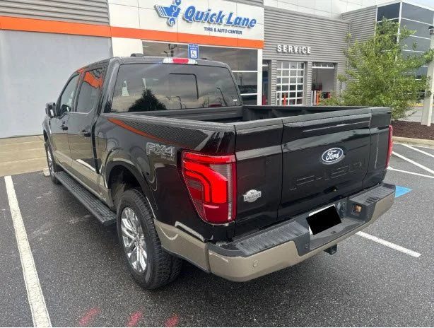 Used 2025 Black Metallic Ford King Ranch image 3