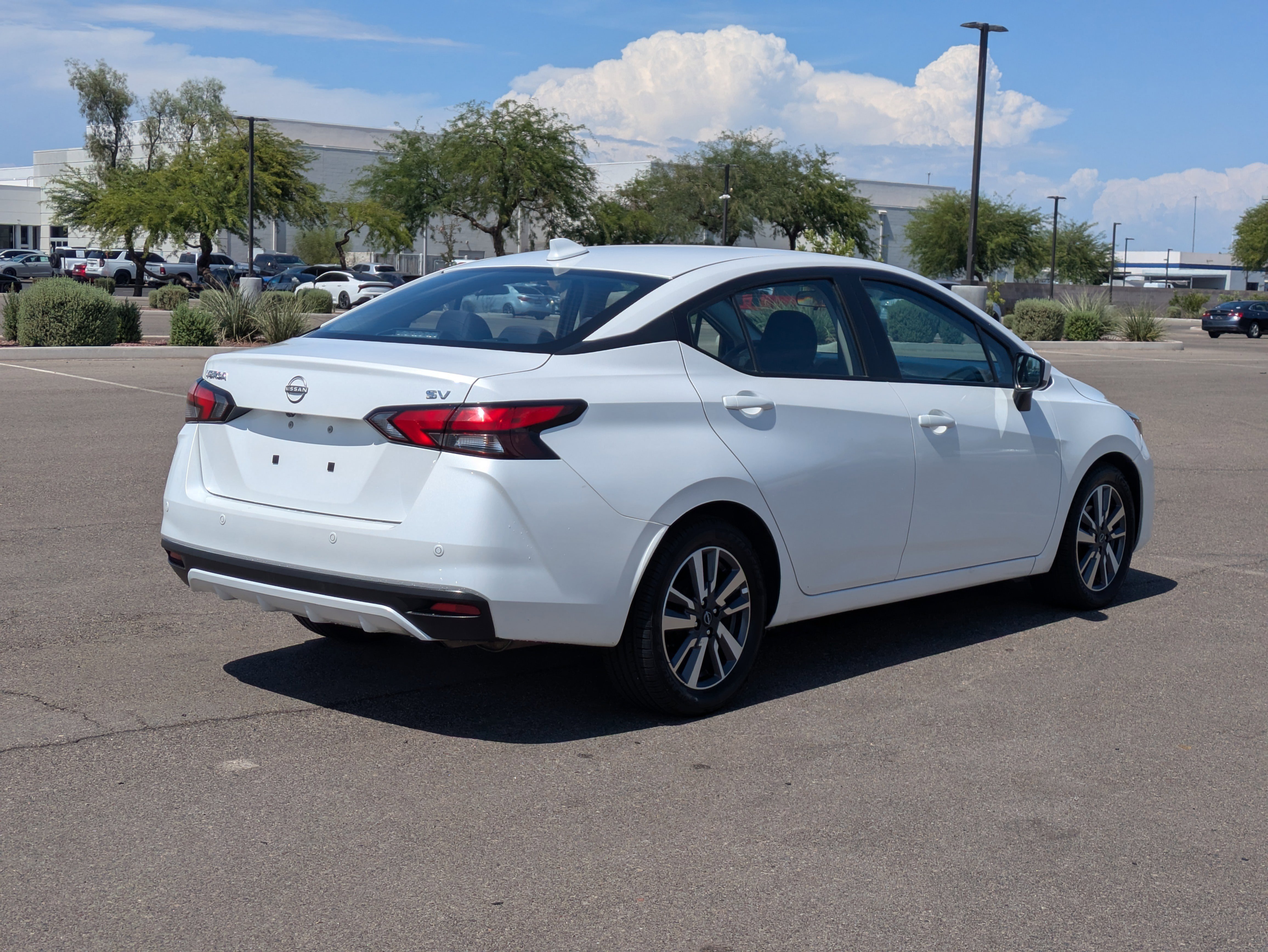 Used 2024 Aspen White Tricoat Nissan SV image 5