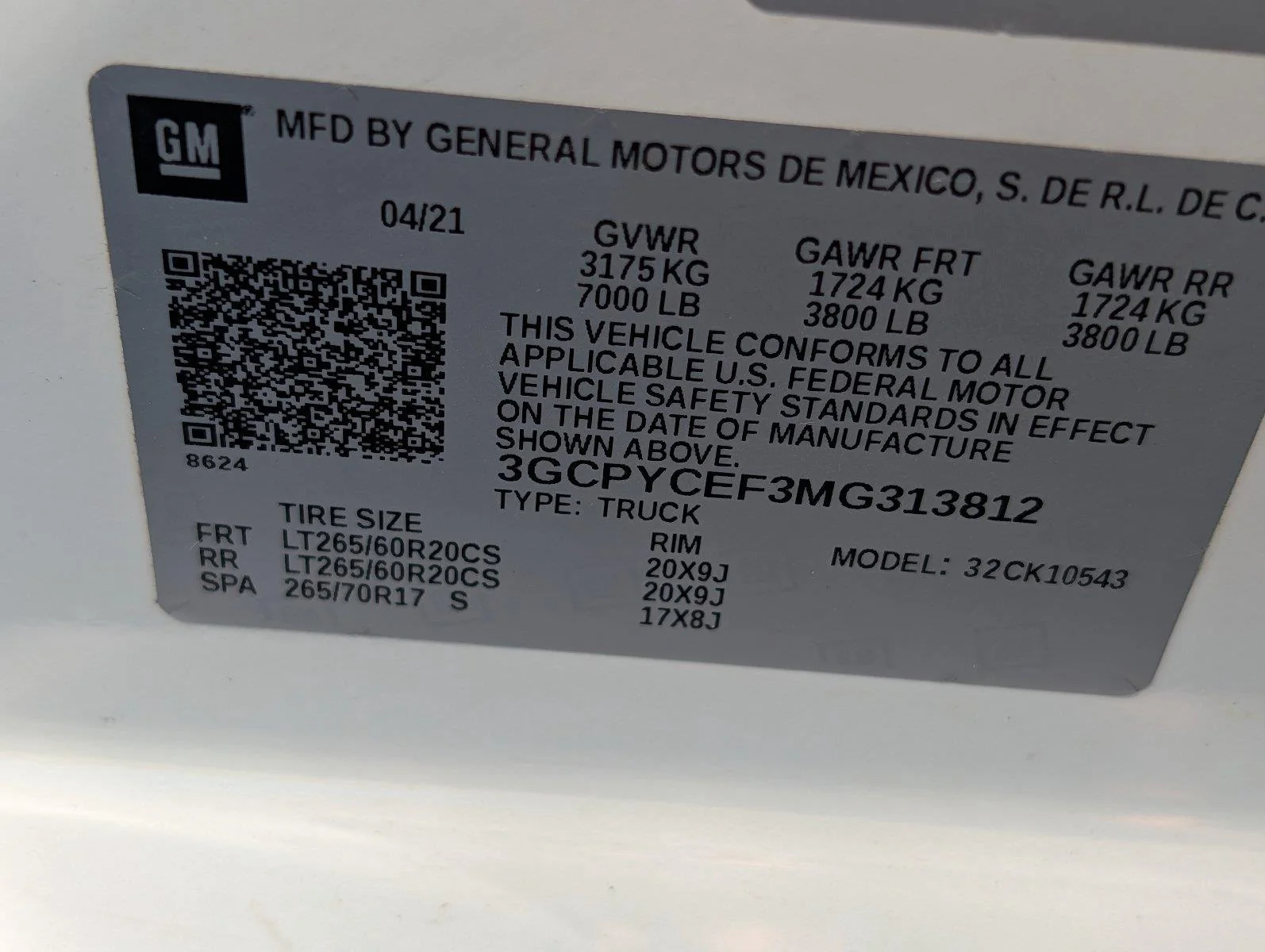 Used 2021 SUMMIT WHITE Chevrolet Custom Trail Boss image 40
