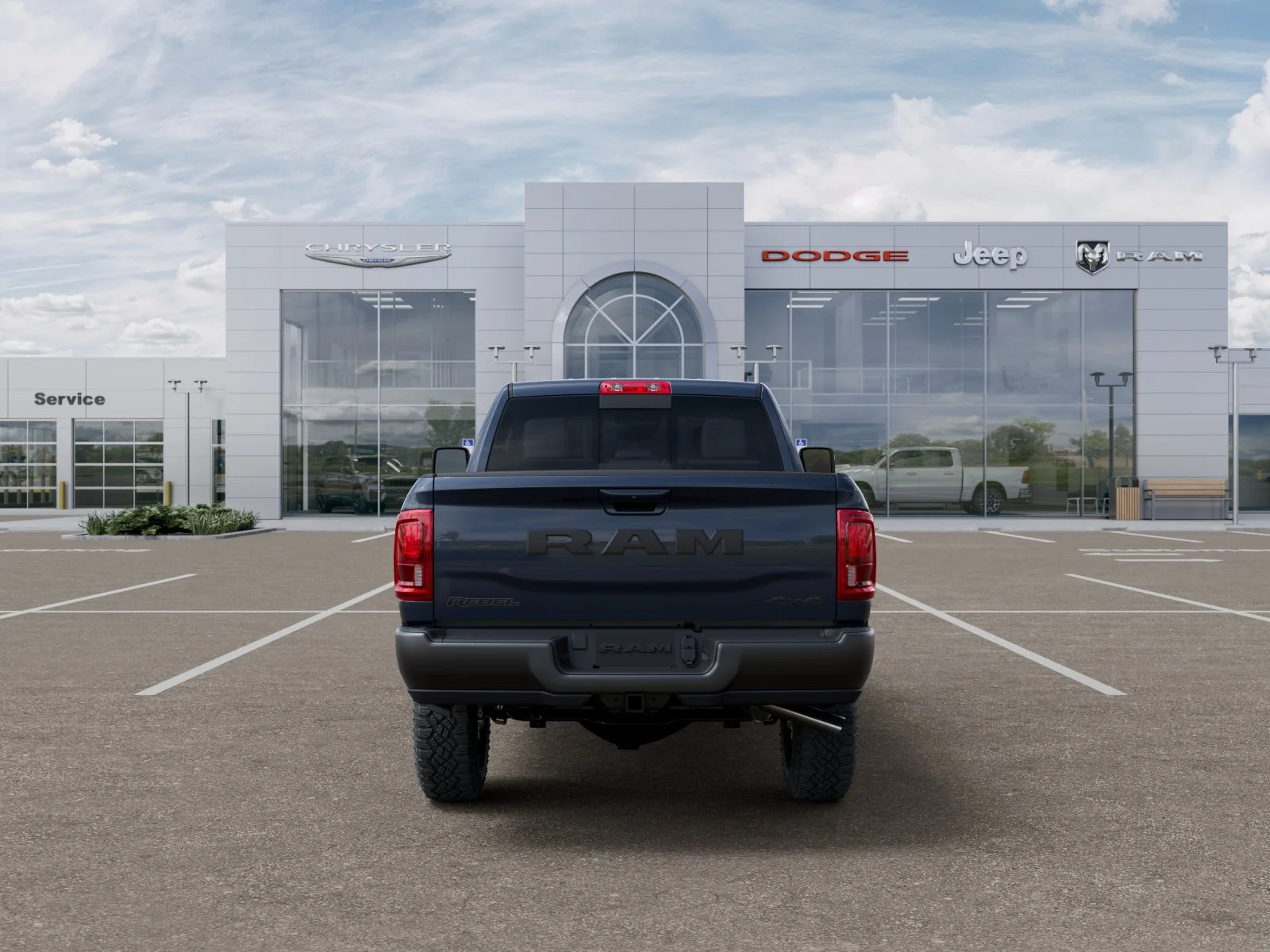New 2026 Forged Blue Metallic Exterior Paint RAM Rebel image 51