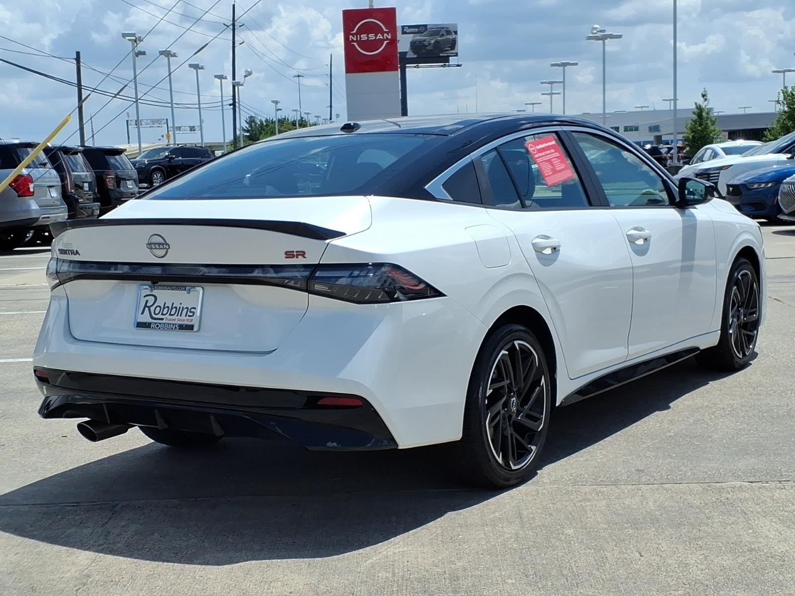 2026 Nissan Sentra SR White at Robbins Nissan