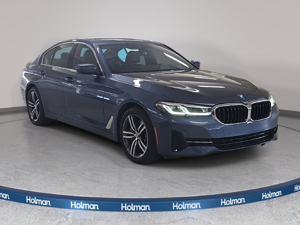 Certified Used 2023 Arctic Race Blue metallic BMW 530i xDrive image 4