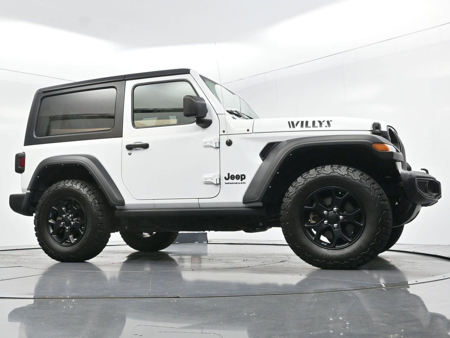 Used 2022 Bright White Clearcoat Jeep Willys image 41