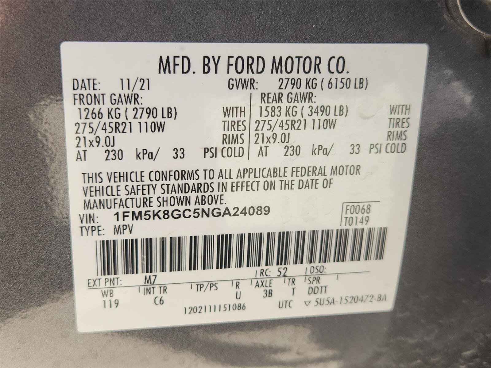 Used 2022 Gray Ford ST image 35