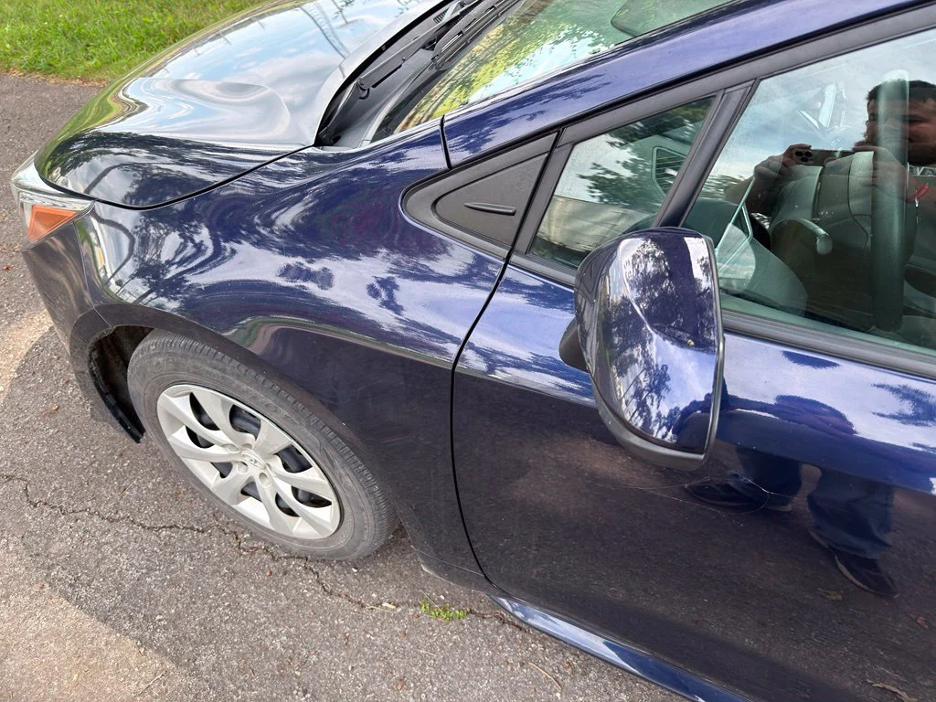 Used 2024 Blue Toyota LE image 16