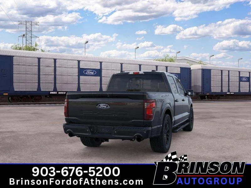 New 2026 Agate Black Metallic Ford XLT image 8