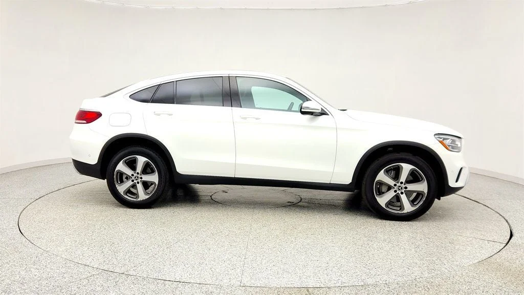 Used 2023 Polar White Mercedes-Benz GLC 300 4MATIC® Coupe w/ Burmester Surround Sound image 4