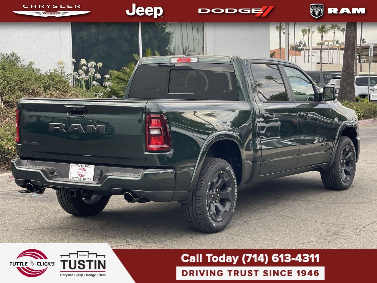 New 2026 Serrano-Green Metallic Exterior Paint RAM Big Horn image 6